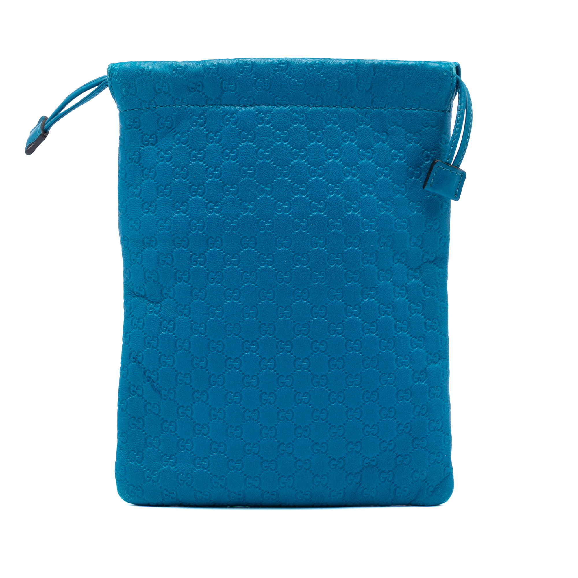 Pre-Loved Gucci Microguccissima Drawstring Pouch